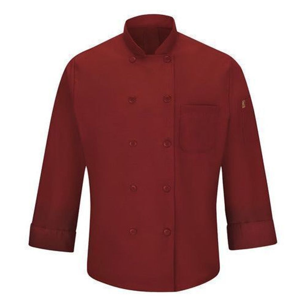 Red Kap 042x Filipina Chef Manga Larga Repelente Aceite - Garufa Jeans