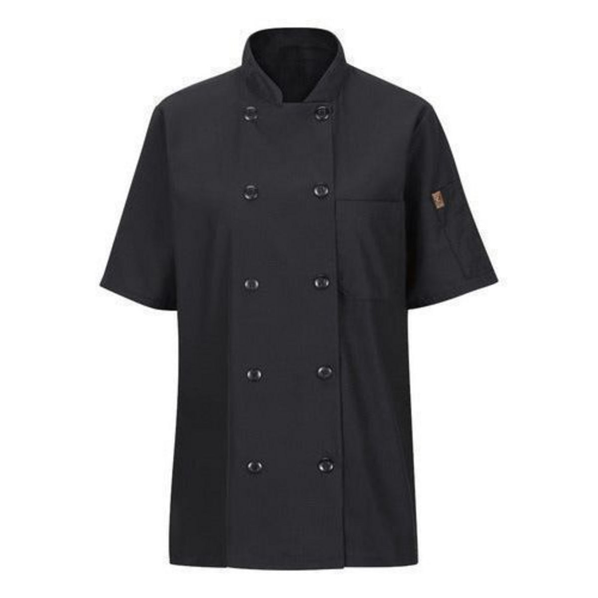 Filipina de chef Red Kap 045 para mujer Negra, vista frontal de la prenda | color:negra