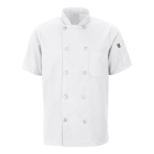 Red Kap 046x Filipina Chef Manga Corta Repelente Aceite - Garufa Jeans