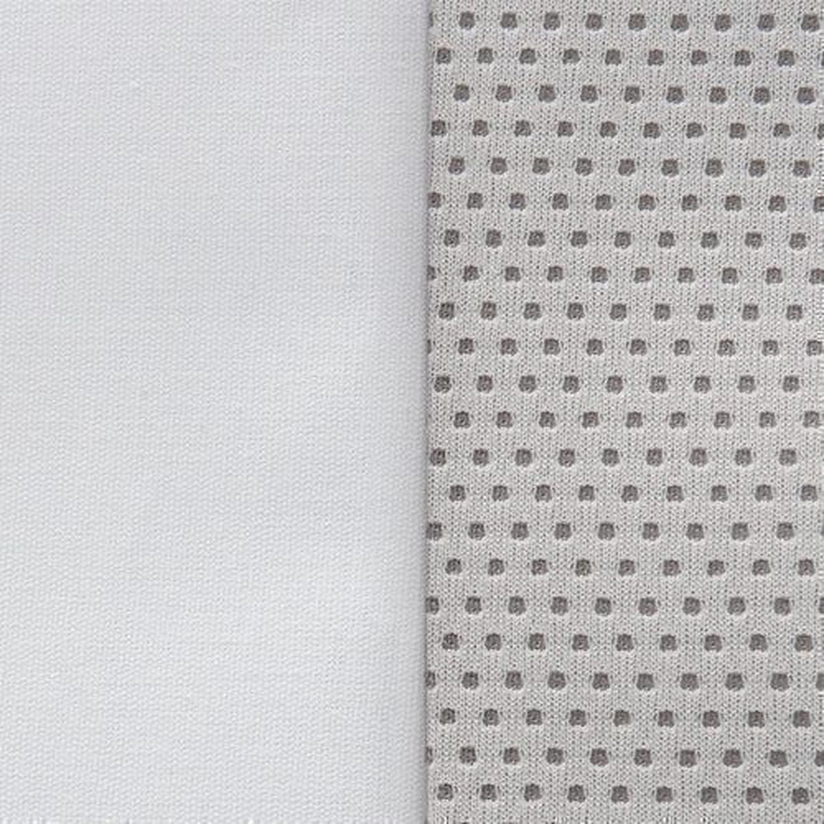 Filipina de chef Red Kap 051W para mujer Blanca, detalle de tela y malla | color:blanca