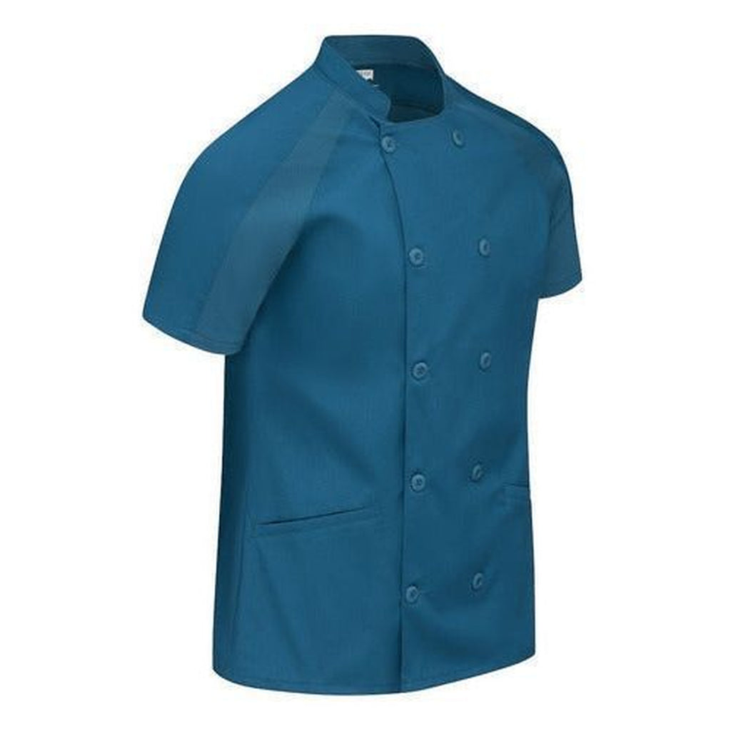 Filipina de chef Red Kap 051W para mujer Teal, prenda sola tres cuartos derecho