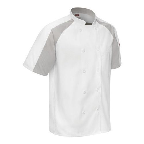 Red Kap 052m Filipina Chef Cocina Manga Corta Con Flujo Aire - Garufa Jeans