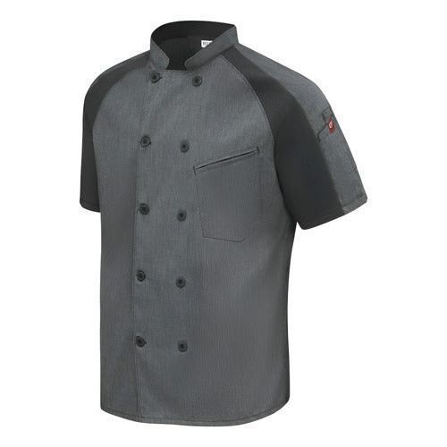 Red Kap 052m Filipina Chef Cocina Manga Corta Con Flujo Aire - Garufa Jeans