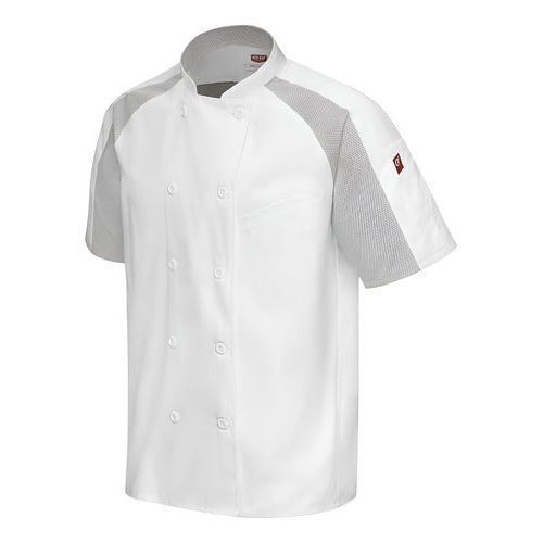Red Kap 052m Filipina Chef Cocina Manga Corta Con Flujo Aire - Garufa Jeans