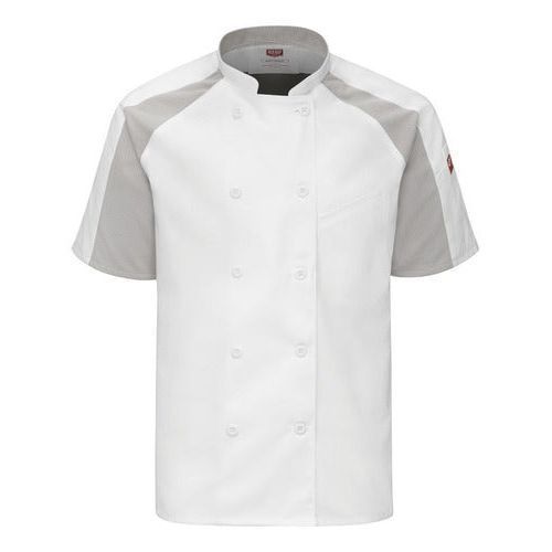 Red Kap 052m Filipina Chef Cocina Manga Corta Con Flujo Aire - Garufa Jeans