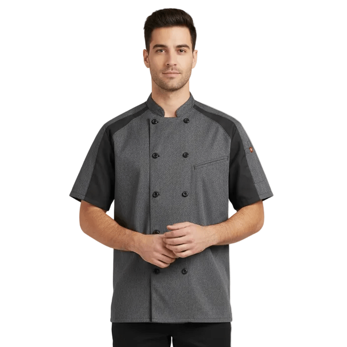 Red Kap 052m Filipina Chef Cocina Manga Corta Con Flujo Aire - Garufa Jeans