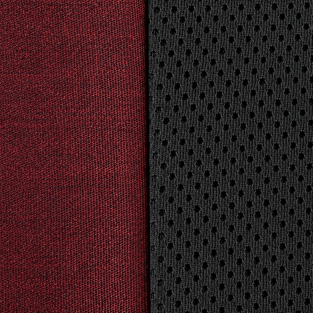 Filipina de chef Red Kap 052M para hombre Vino, detalle de tejido y malla