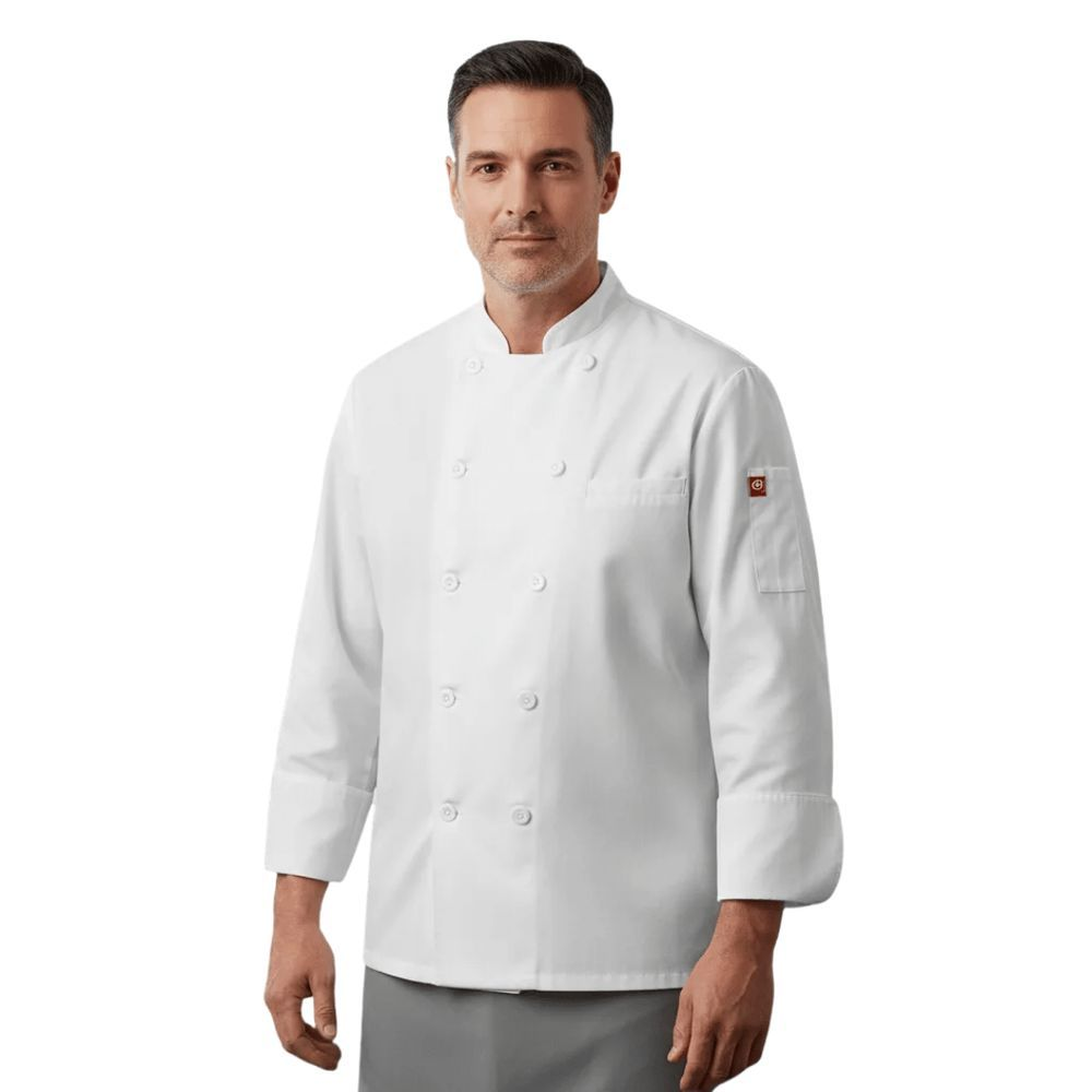 Red Kap 054m Filipina Chef Cocina Manga Larga Con Flujo Aire - Garufa Jeans