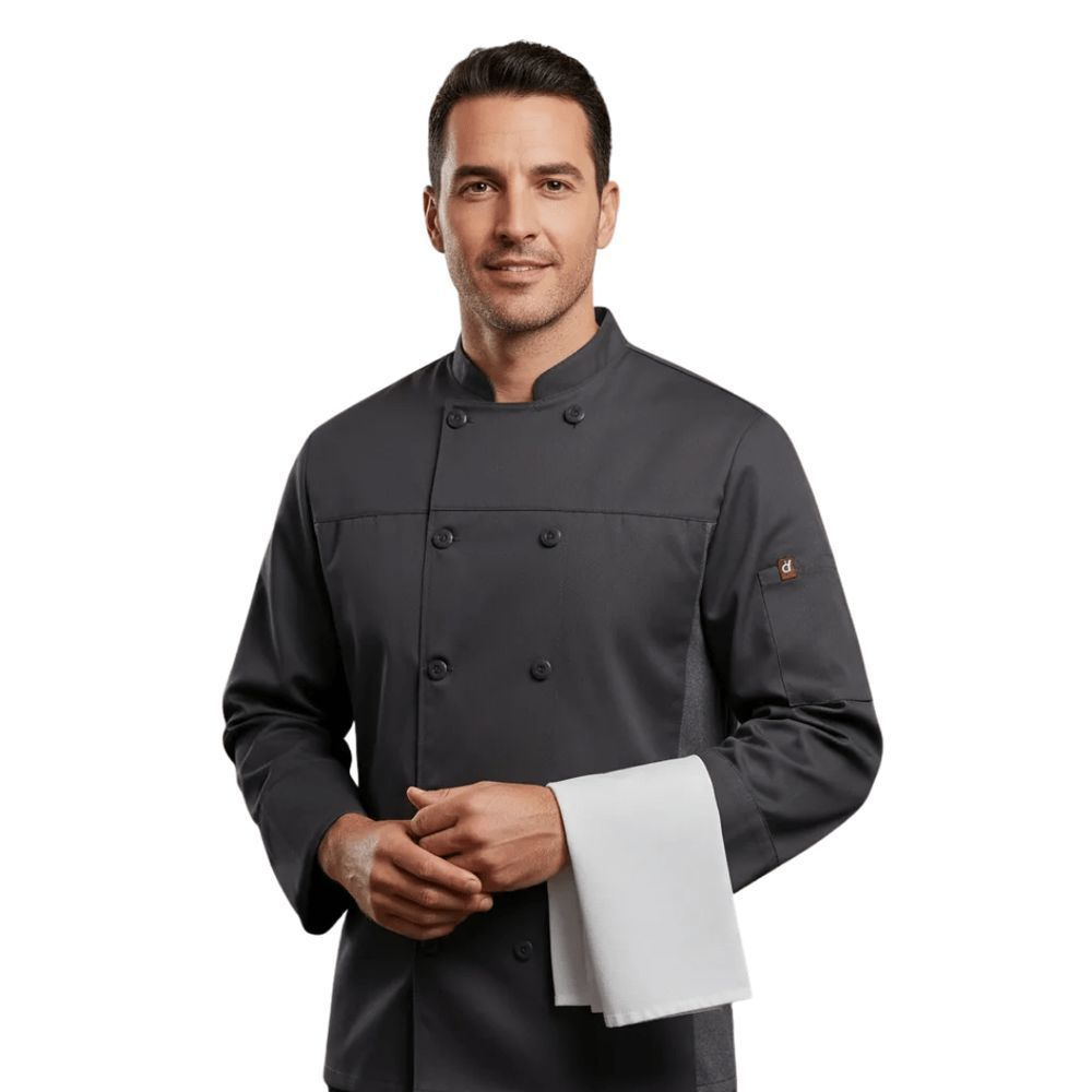 Red Kap 054m Filipina Chef Cocina Manga Larga Con Flujo Aire - Garufa Jeans
