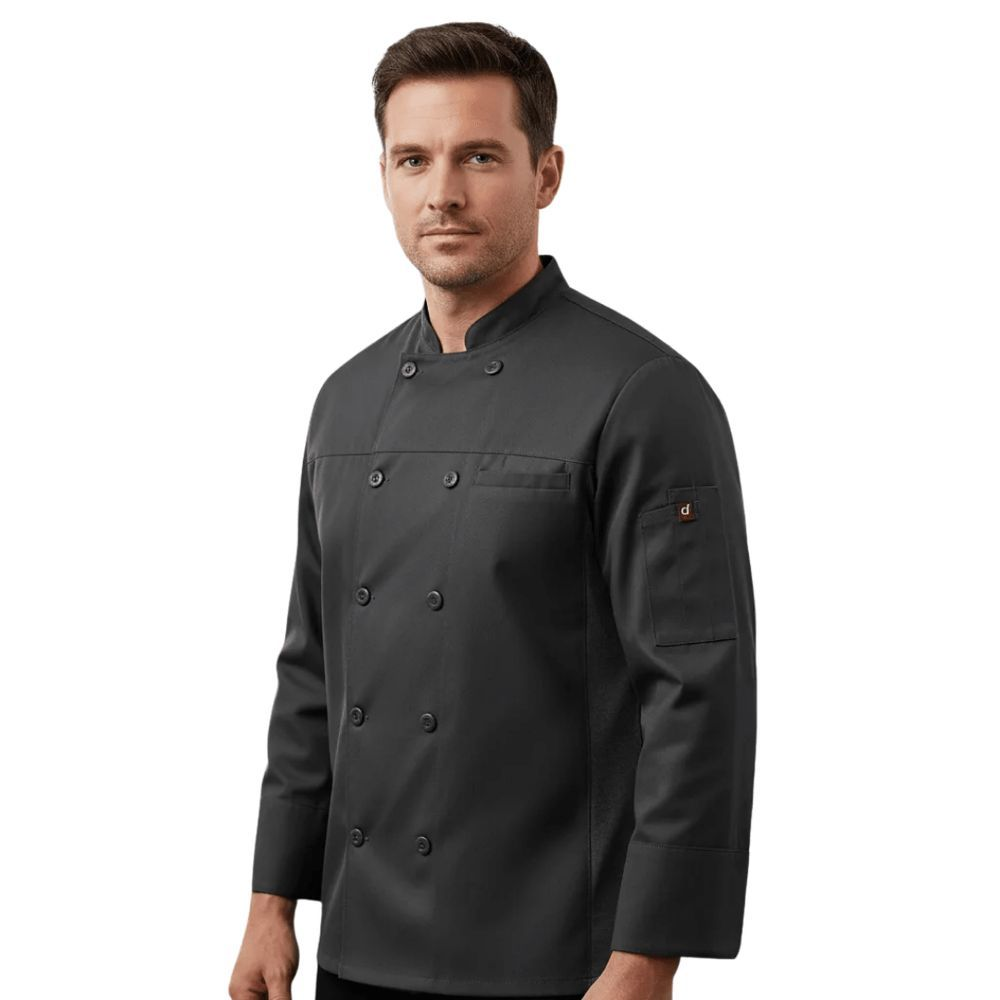 Red Kap 054m Filipina Chef Cocina Manga Larga Con Flujo Aire - Garufa Jeans