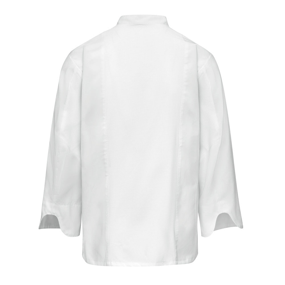 Filipina de chef Red Kap 054M para hombre Blanca, prenda posterior