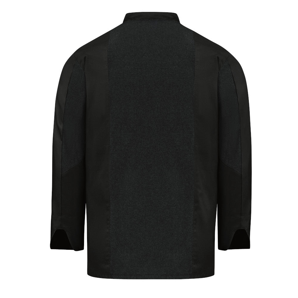 Filipina de chef Red Kap 054M para hombre Negra, prenda posterior | color:negra