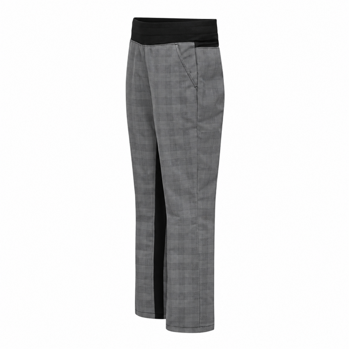 Pantalón de chef Red Kap 0P1W para mujer Cuadros Gris/Negro, perfil izquierdo de la prenda | color:cuadros-gris-negro