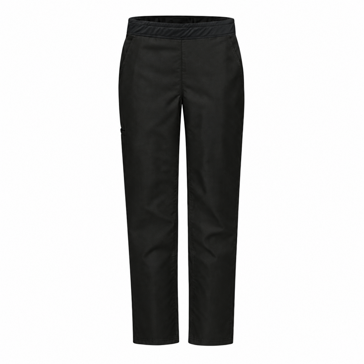 Pantalón de chef Red Kap 0P1W para mujer Negro, vista frontal de la prenda | color:negro