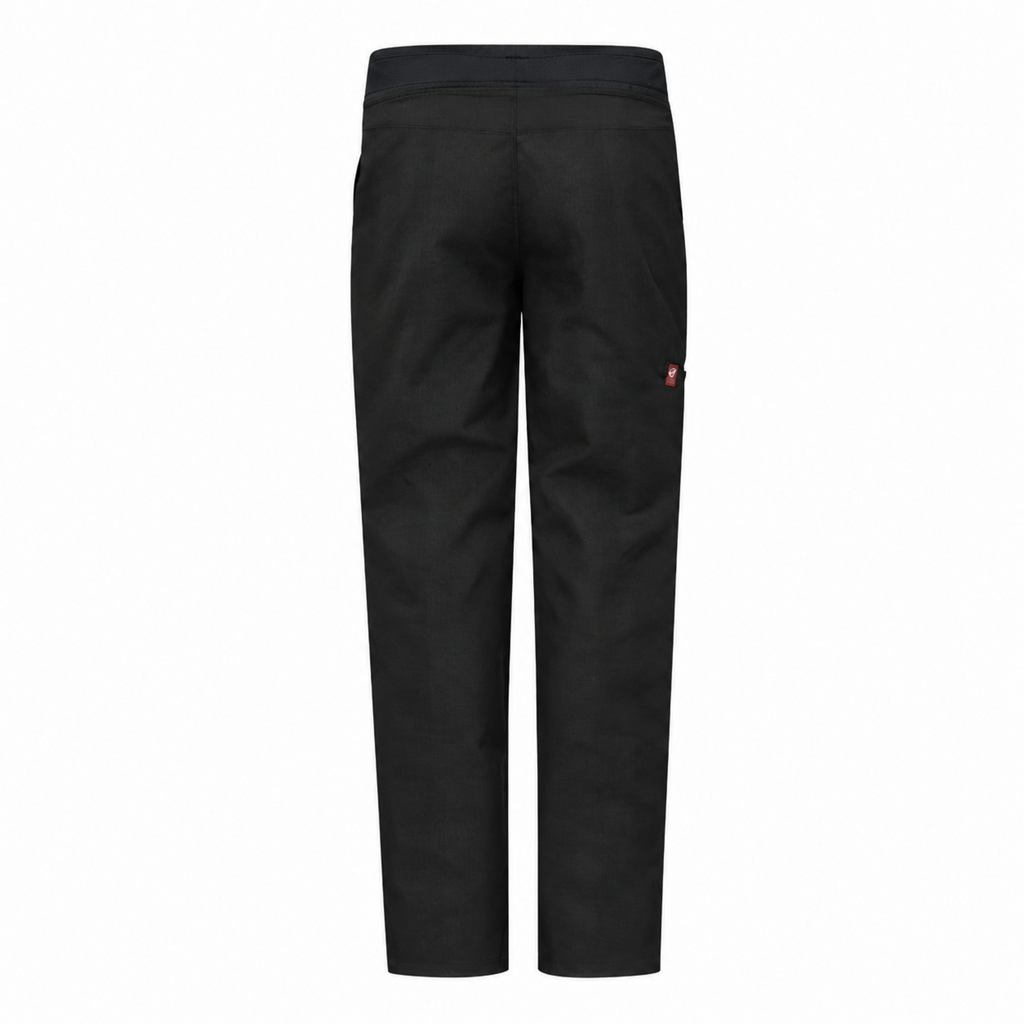Pantalón de chef Red Kap 0P1W para mujer Negro, vista posterior de la prenda