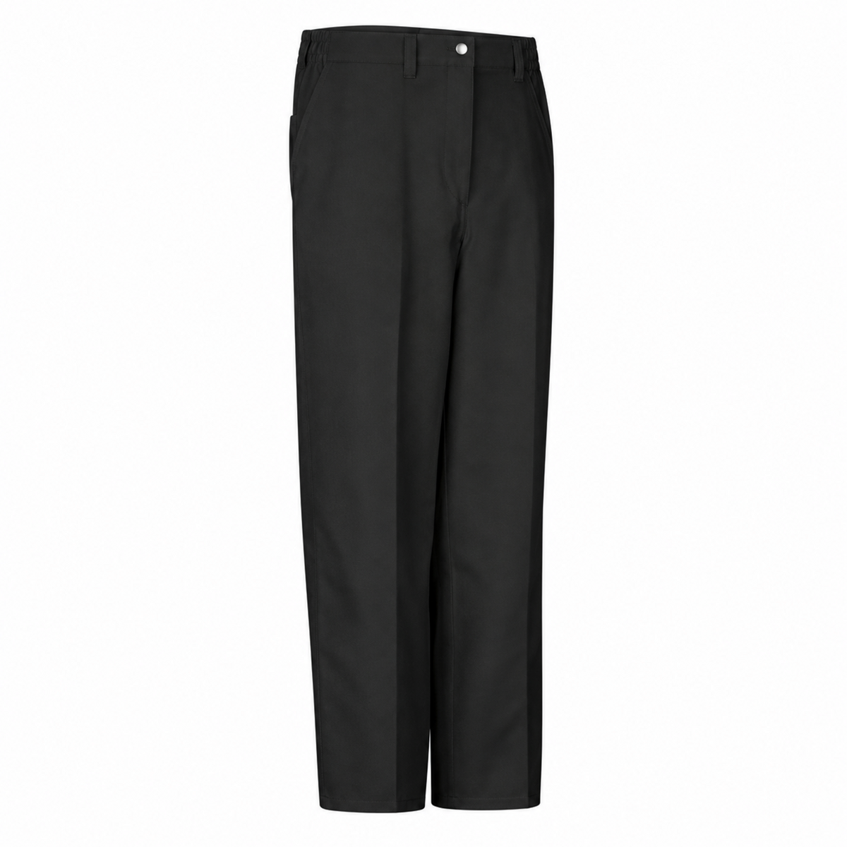 Pantalón chef Red Kap 2020 para hombre negro, prenda sola frontal | color:negro