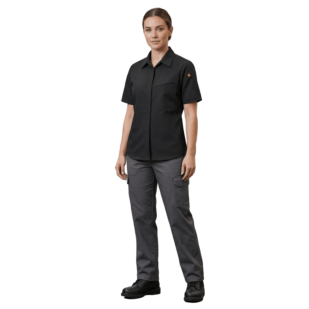 Red Kap 501W Blusa Cocina de Mujer Manga Corta Malla Repelente Aceite - Garufa Jeans