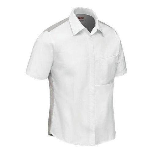 Blusa de cocina Red Kap 501W para mujer blanca, perfil derecho de la prenda | color:blanca
