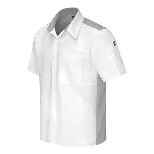 Red Kap 502m Camisa Cocina Manga Corta Repelente Aceite - Garufa Jeans