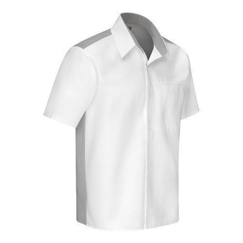 Red Kap 502m Camisa Cocina Manga Corta Repelente Aceite - Garufa Jeans