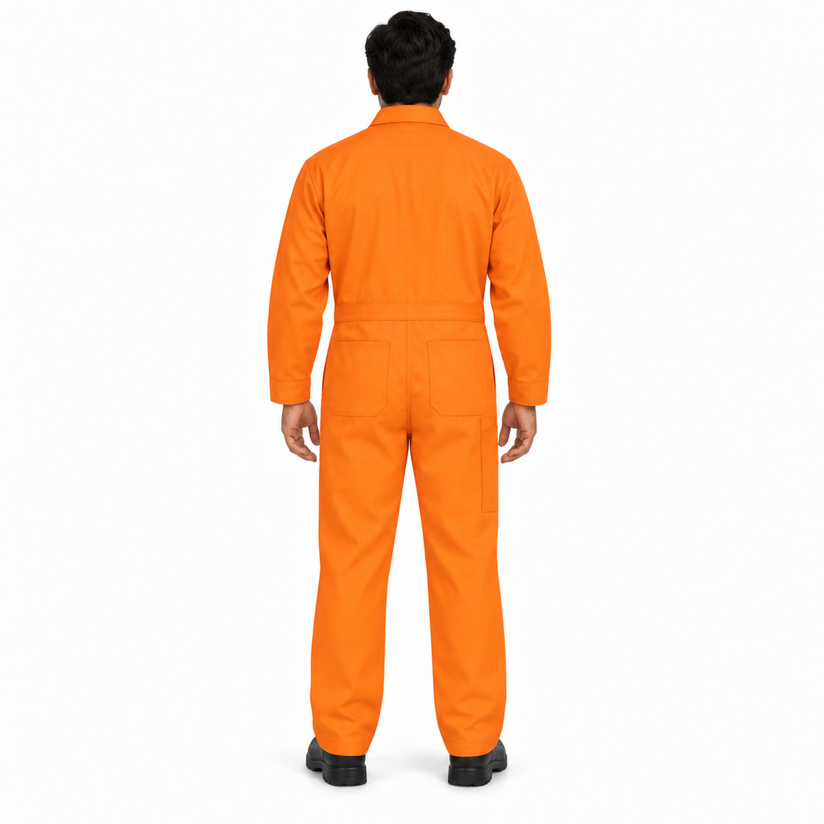 Overol Red Kap CC14 para hombre Naranja, vista posterior con modelo | color:naranja