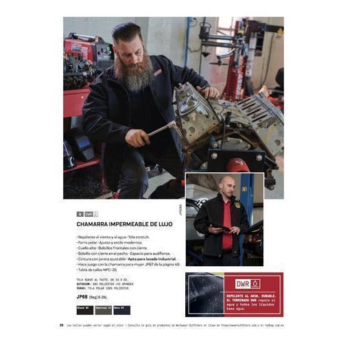 Red Kap Jp68 Chamarra Rompe Vientos Repelente Tallas Extras - Garufa Jeans