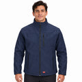 Red Kap JP68 chamarra softshell para hombre color azul marino, vista frontal con modelo | color:azul-marino