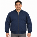Chamarra de trabajo Red Kap JT36 para hombre azul marino, vista frontal en modelo de talla regular | color:azul-marino