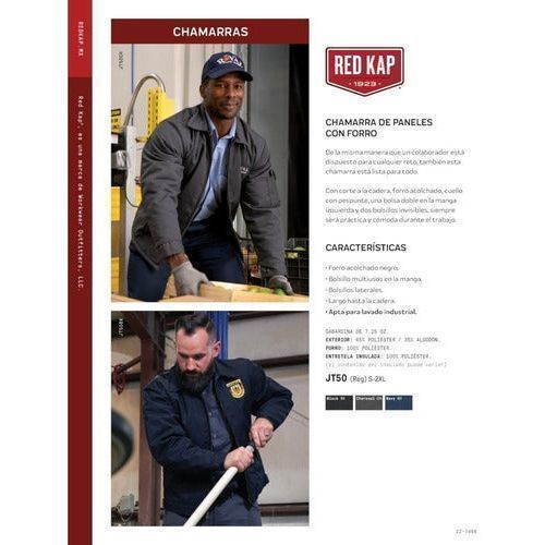 Red Kap Jt50 Chamarra Trabajo Gabardina Resistente Durable - Garufa Jeans