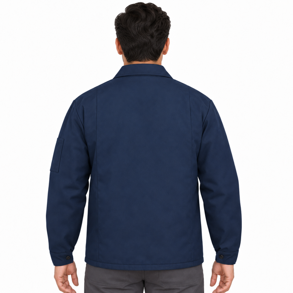 Chamarra de trabajo Red Kap JT50 para hombre Azul marino, vista posterior