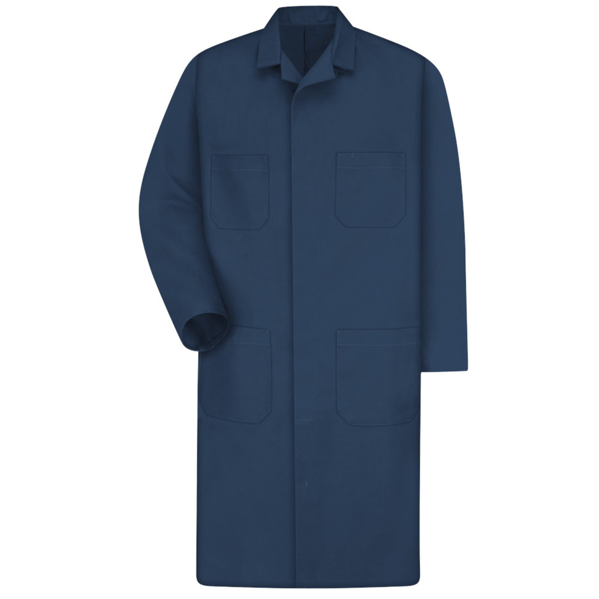 Bata industrial Red Kap KT30 para hombre azul marino, vista frontal del producto | color:azul-marino