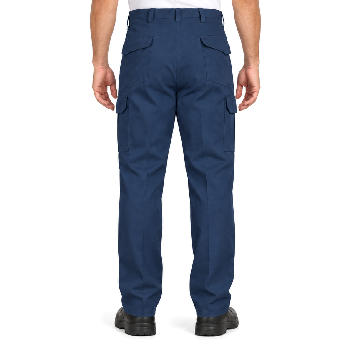 Red Kap PC76 pantalón cargo de trabajo para hombre Azul Marino, vista posterior | color:azul-marino
