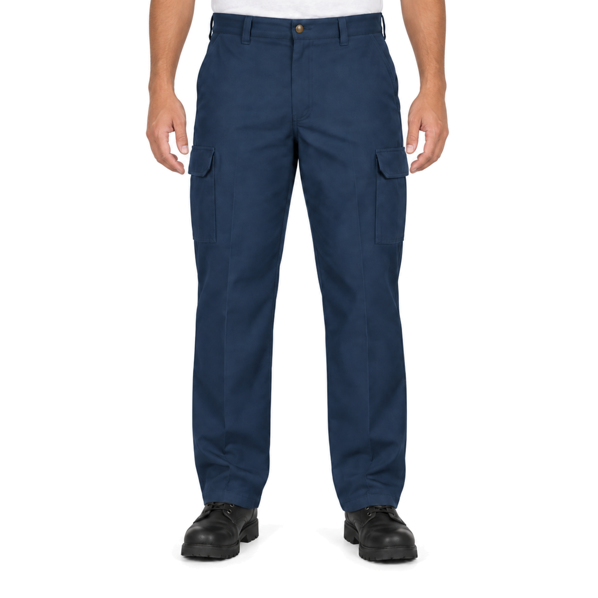 Red Kap PC76 pantalón cargo de trabajo para hombre Azul Marino, vista frontal | color:azul-marino