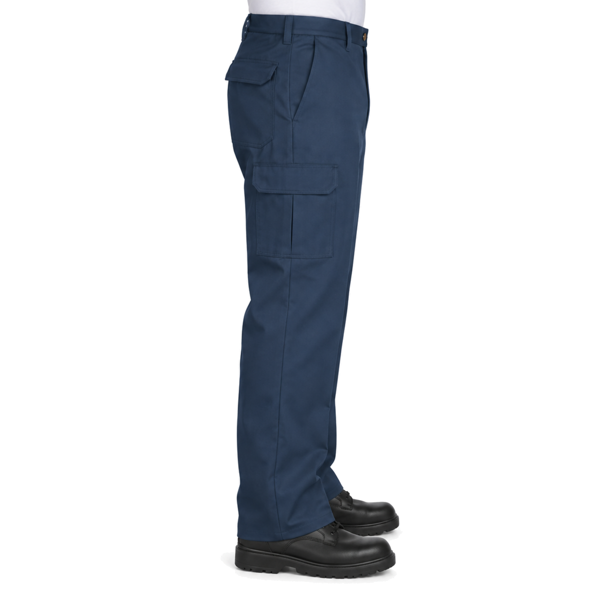 Red Kap PC76 pantalón cargo de trabajo para hombre Azul Marino, perfil derecho | color:azul-marino