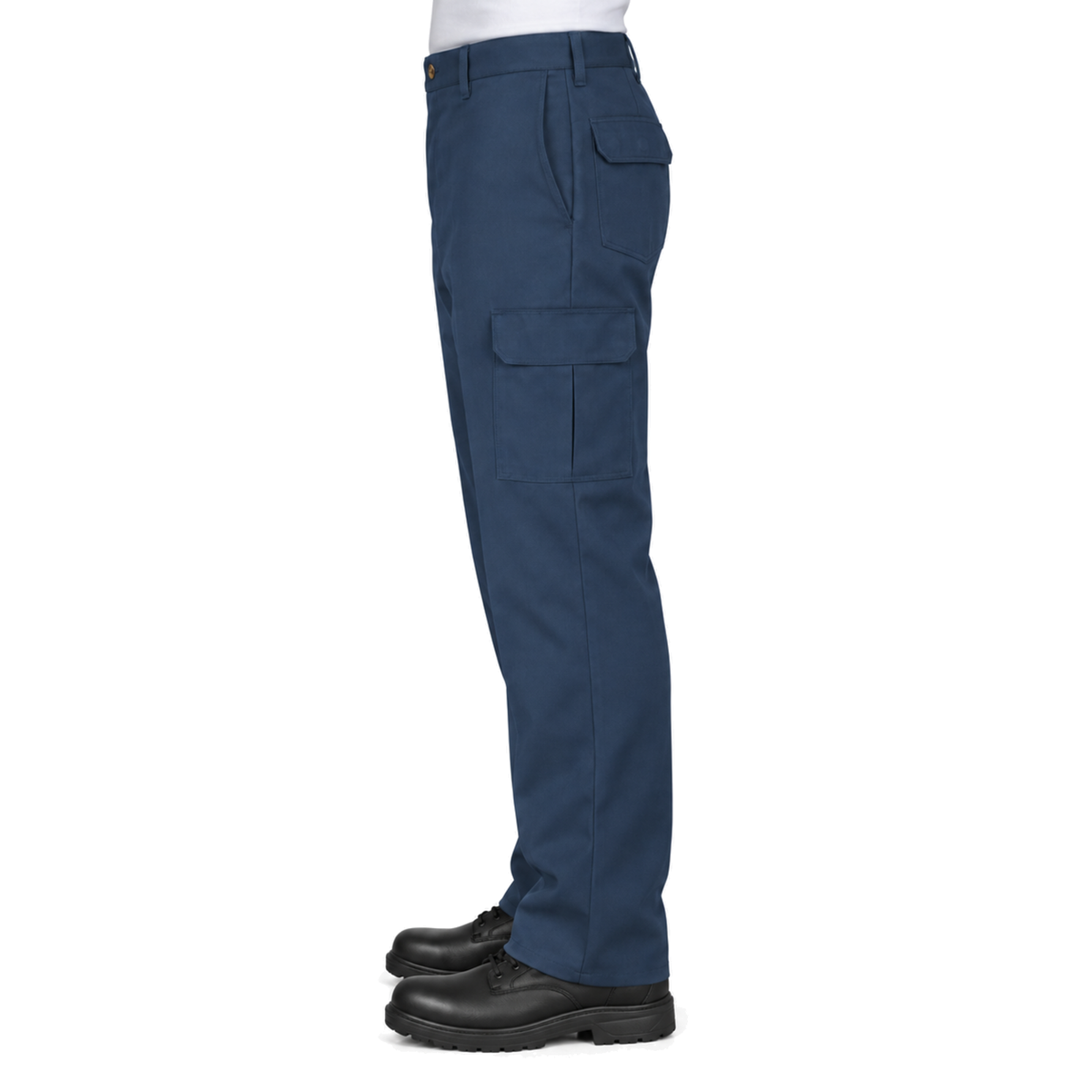 Red Kap PC76 pantalón cargo de trabajo para hombre Azul Marino, perfil izquierdo | color:azul-marino