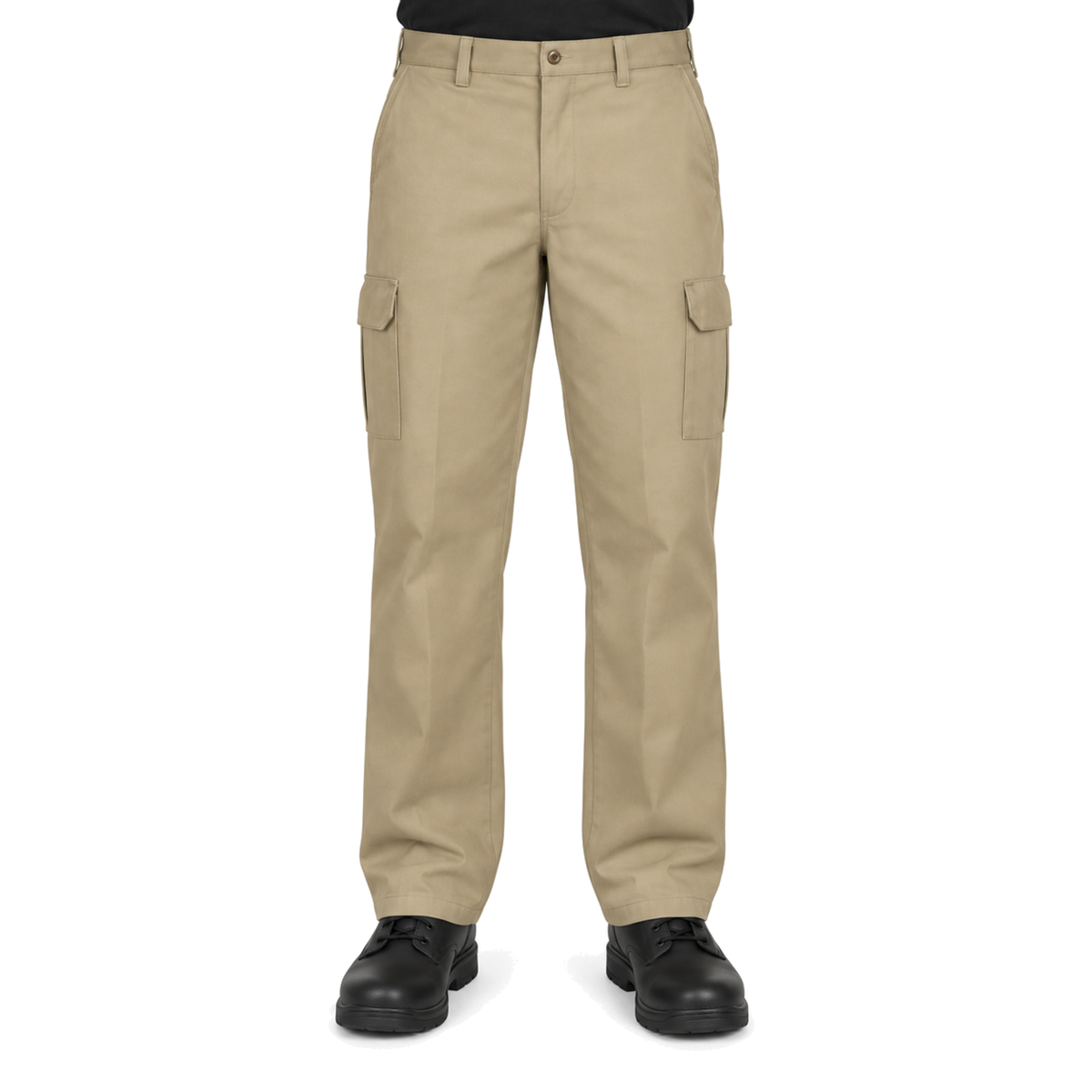 Red Kap PC76 pantalón cargo de trabajo para hombre Khaki, vista frontal | color:khaki