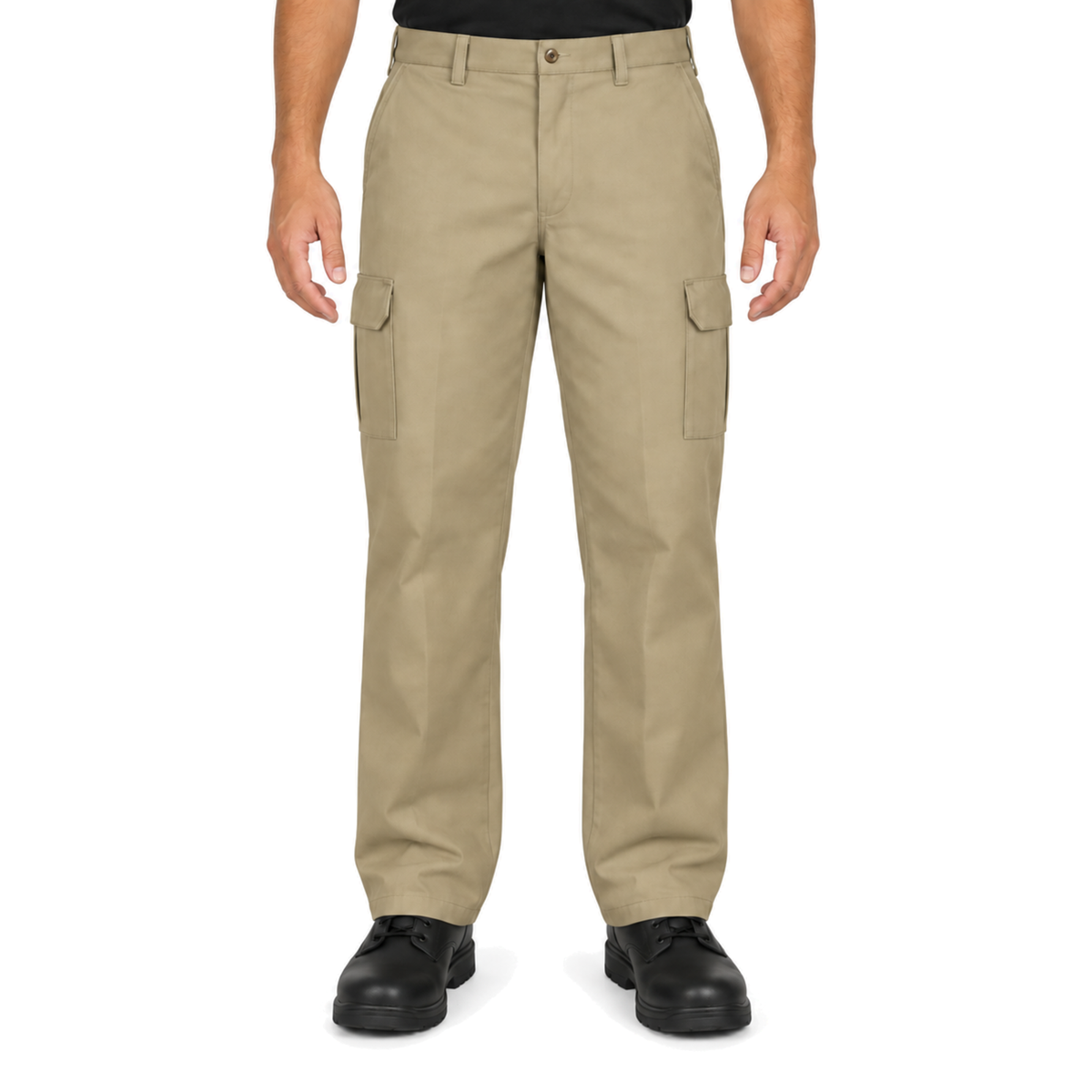 Red Kap PC76 pantalón cargo de trabajo para hombre Khaki, vista frontal | color:khaki
