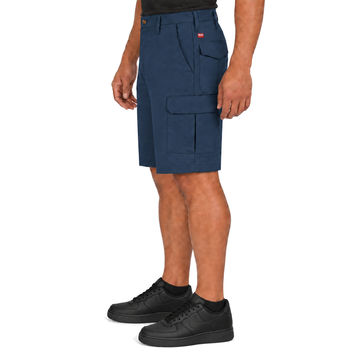 Red Kap PC86 bermuda cargo de trabajo para hombre Azul Marino, perfil izquierdo | color:azul-marino