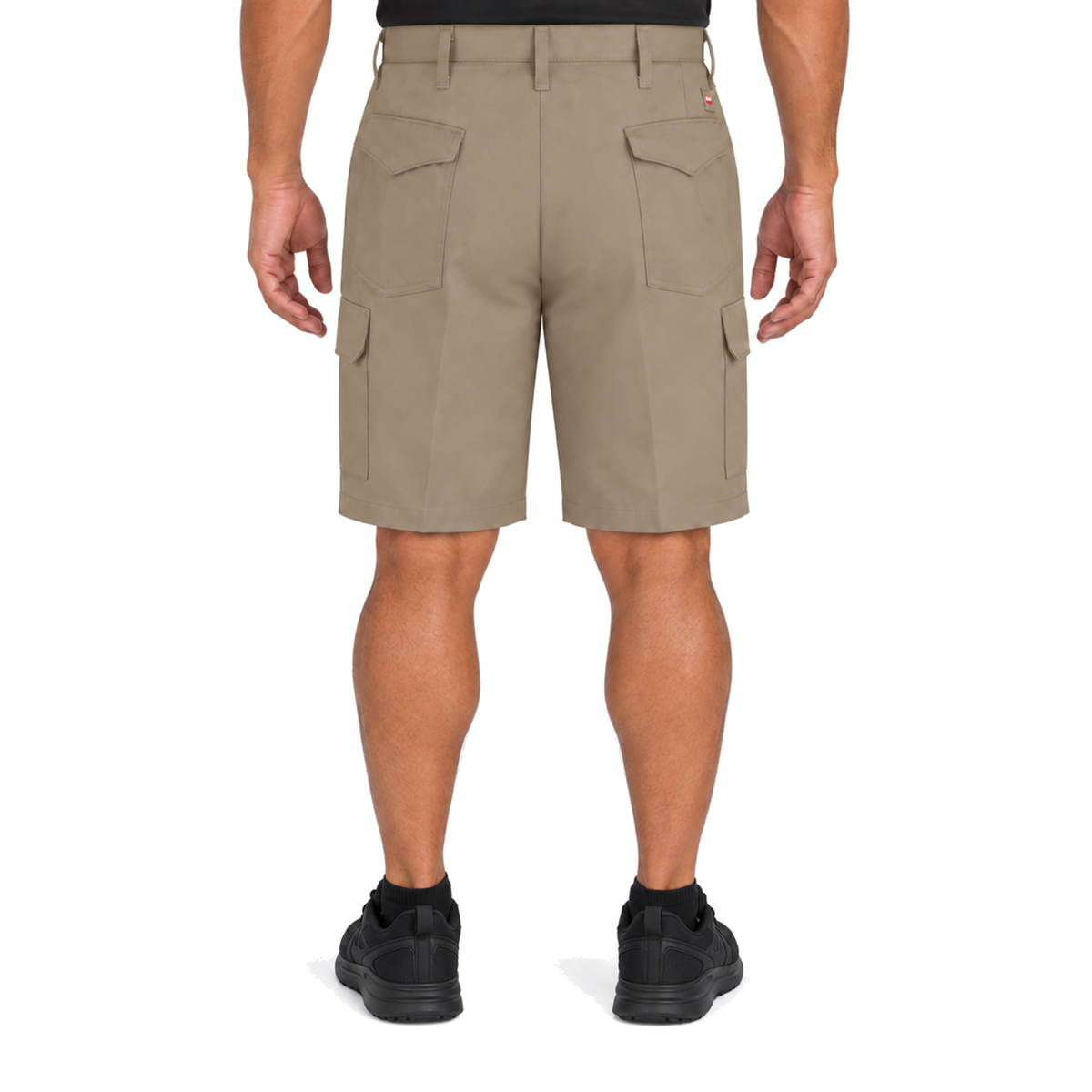 Red Kap PC86 bermuda cargo de trabajo para hombre Khaki, vista posterior | color:khaki