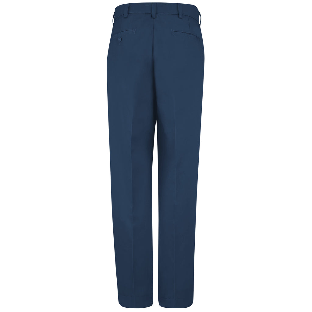Pantalón industrial Red Kap PT20 para hombre azul marino, pantalón solo de espalda