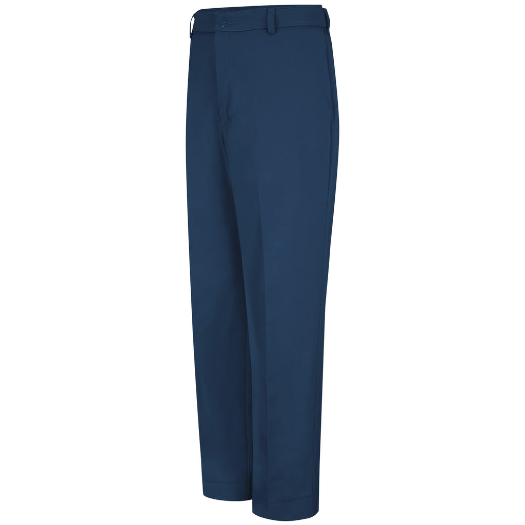 Pantalón industrial Red Kap PT20 para hombre azul marino, pantalón solo de frente