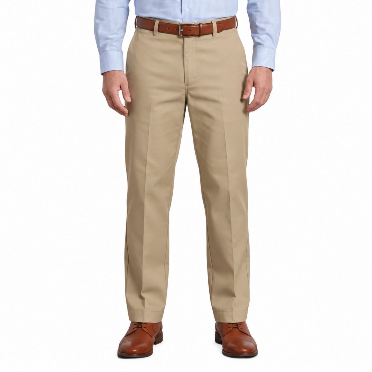 Red Kap PT20 pantalón de trabajo para hombre Khaki, vista frontal | color:khaki