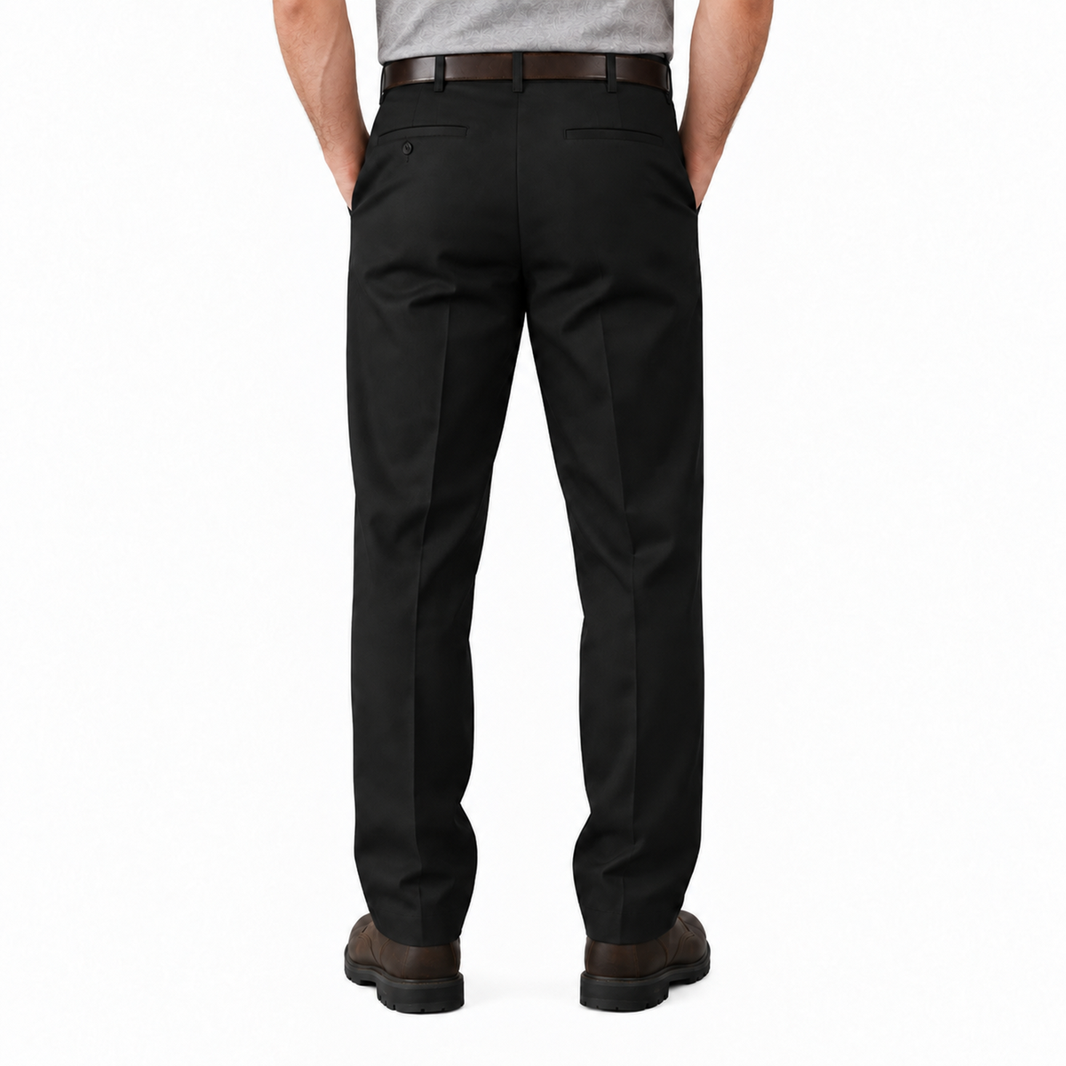 Red Kap PT20 pantalón de trabajo para hombre Negro, vista posterior | color:negro