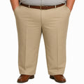Pantalón industrial Red Kap PT20 para hombre en tallas extras, vista frontal, color Khaki | color:khaki