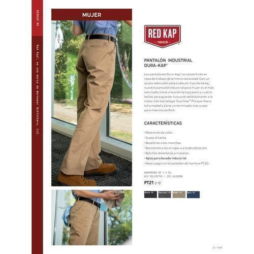 Red Kap Pt21 Pantalón De Mujer Trabajo Industrial Resistente - Garufa Jeans