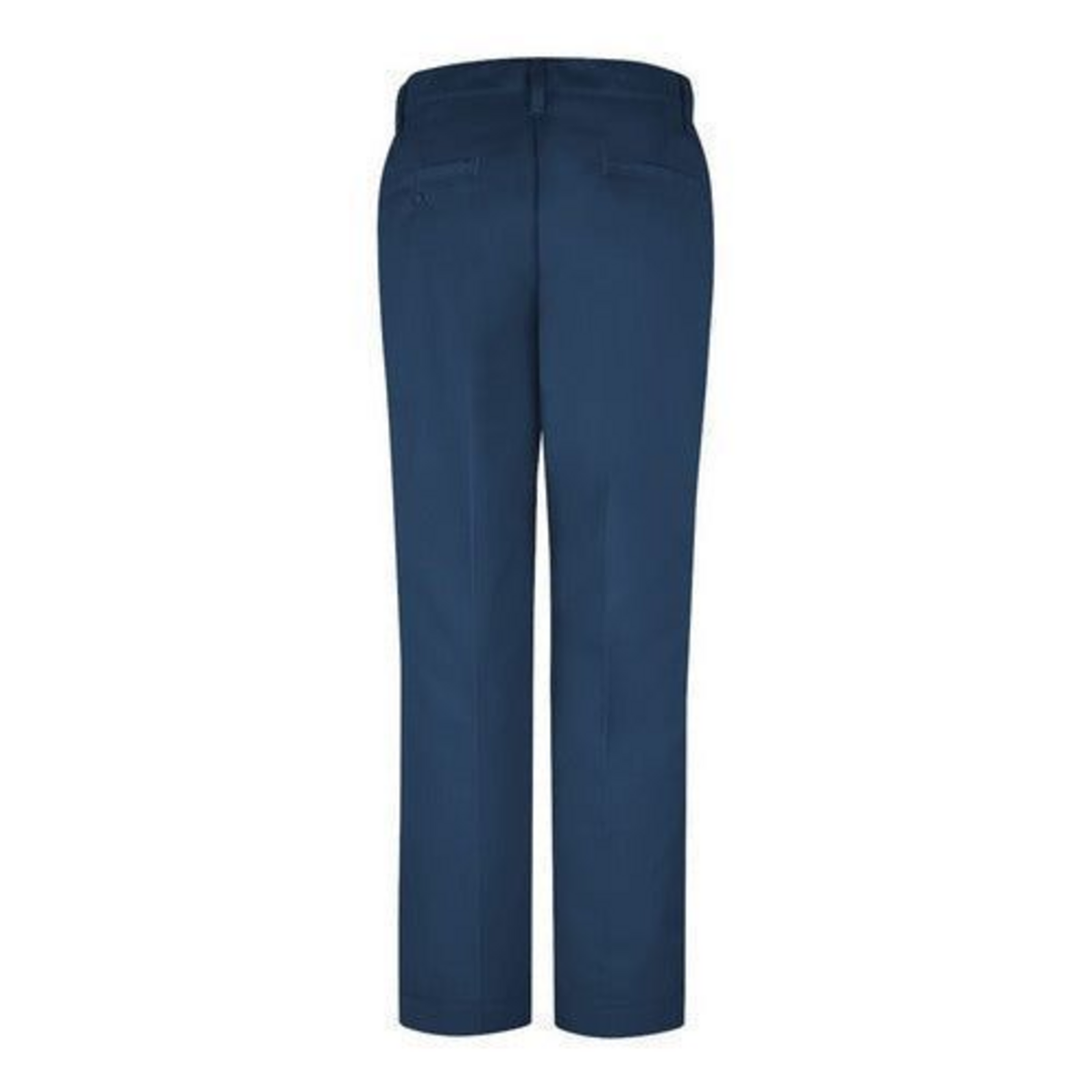 Pantalón industrial de mujer Red Kap PT21 azul marino, prenda sola de espalda | color:azul-marino