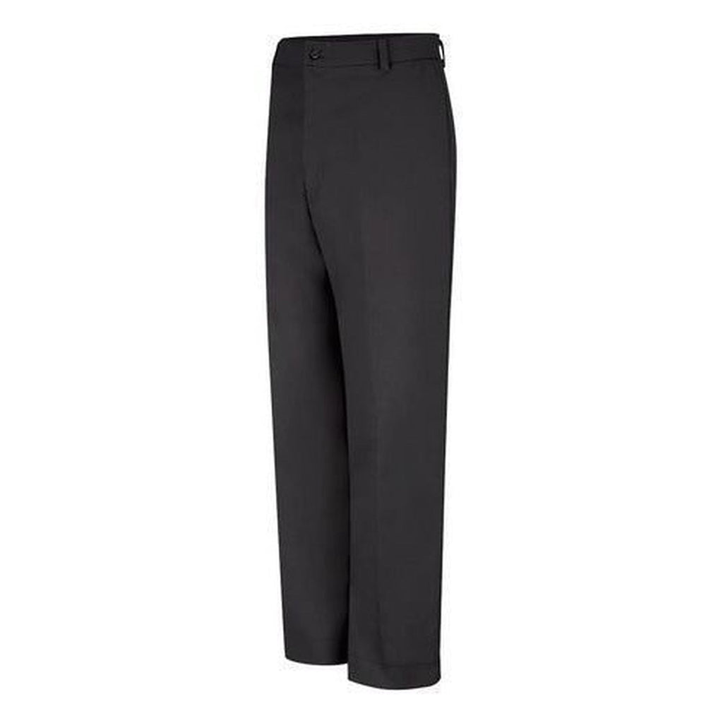 Pantalón Red Kap PT2C negro, vista en ángulo con bolsillo lateral