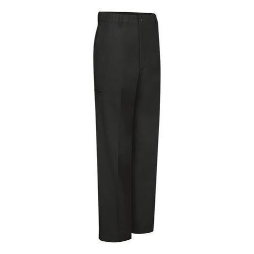 Pantalón Red Kap PT2C negro, vista frontal en ángulo sin modelo | color:negro