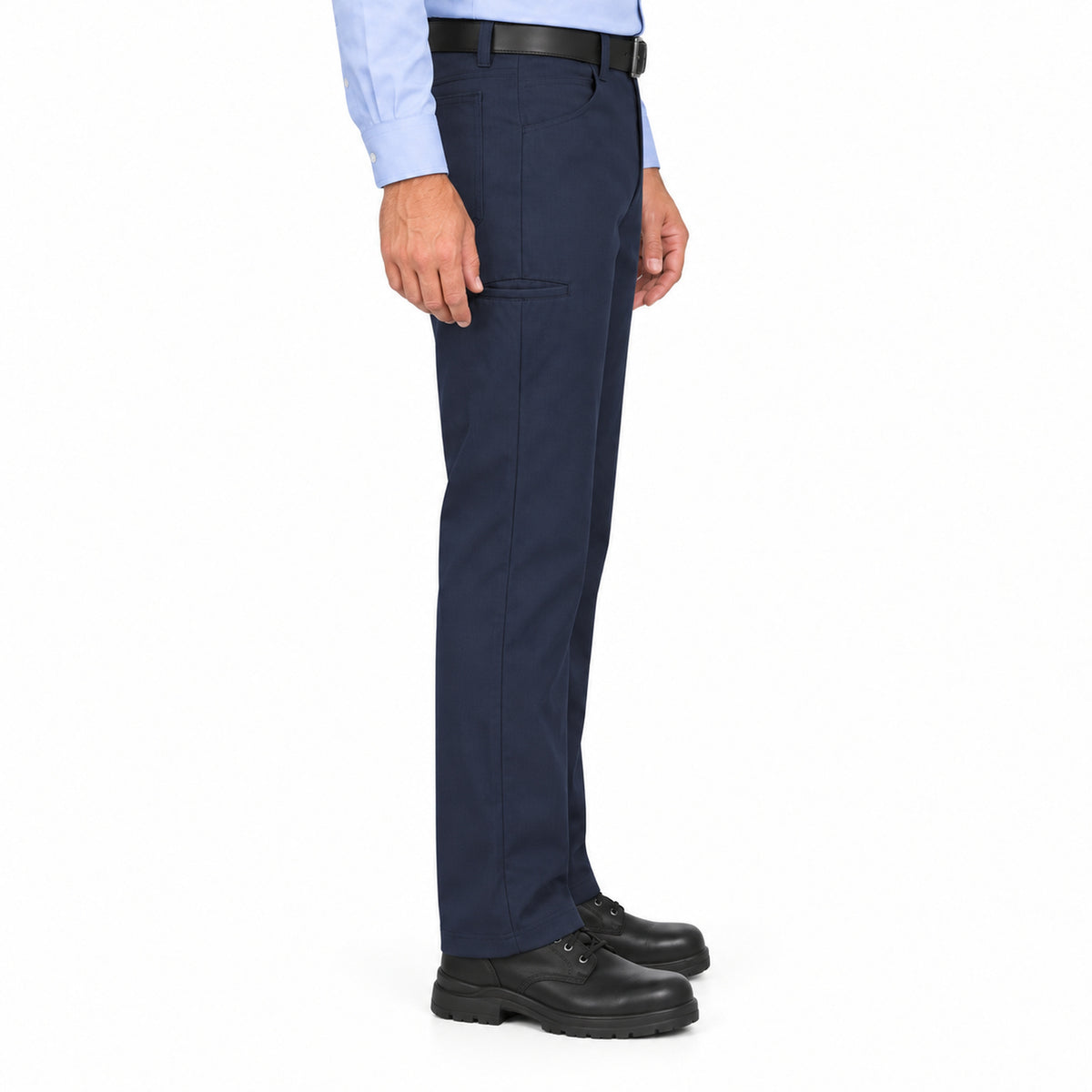 Pantalón de trabajo Red Kap PT2L para hombre Azul marino, perfil derecho | color:azul-marino