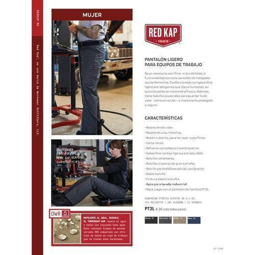 Red Kap Pt3l Pantalón Ripstop Anti Desgarre Repelente Mujer - Garufa Jeans